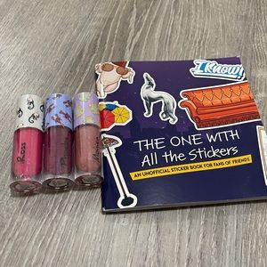 Friends TV Show Lip Gloss & Sticker Book
